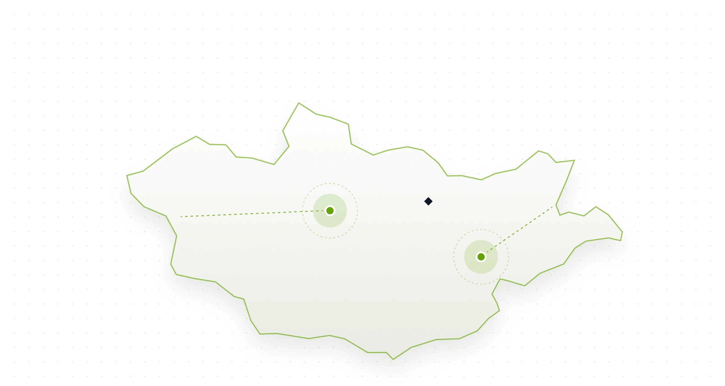 Map of Mongolia showing workshop locations in Arkhangai and Govisumber